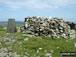 Pen y Garn (Bryn Garw) summit trig point and shelter