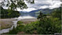 Derwent Water and Borrowdale with Cat Bells, Maiden Moor and Castle Crag on the right from the northern end of the lake