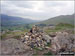 The cairn on the summit of High Rigg