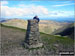 The Trig Point on the summit of Helvellyn