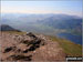 The Newlands Fells and Bassenthwaite Lake from Ullock Pike summit cairn