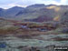 Bow Fell (Bowfell) and Crinkle Crags (Long Top) from Hard Knott