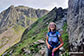 Me looking up the West Wall Traverse between Sca Fell and Scafell Pike