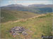 Moel Penamnen summit with Mount Snowdon (Yr Wyddfa) (left) and The Glyderau (Glyder Fach & Glyder Fawr) on the horizon