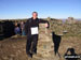 On the summit of Pen-y-ghent during The Yorkshire Three Peaks Challenge