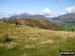 Looking North along the High Rigg Ridge to Skiddaw (left) and Blencathra or Saddleback (Hallsfell Top) (right)