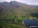 Scafell Pike, Mickledore and Sca Fell above Wasdale Head from Yewbarrow