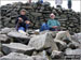 Me and my Dad, having a well earned rest at the top of Scafell Pike having completed all three peaks in the UK National Three Peaks Challenge.