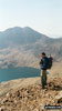 Lynn Llydaw with Y Lliwedd beyond from Crib Goch