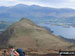 Cat Bells (Catbells) from Maiden Moor The Newlands Horseshoe with Keswick and Skiddaw beyond