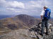 Fellow peak bagger Matt Curren on Stuc a' Chroin - looking across to Ben Vorlich