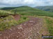 Bwlch y Duwynt with Yr Allt (Forest Fawr) beyond from Fan Gyhirych