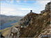 Julie Senior enjoying the view from Stac Pollaidh