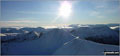 Cadha na Beucaich, A' Cheir Ghorm and Arkle (Sutherland) from Foinaven (Ganu Mor) in the snow