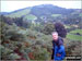 My husband Mark climbing Hopesay Hill with Burrow (Shropshire) in the background