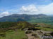 Skiddaw and Blencathra from Grisedale Pike summit