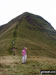 The final ascent to Cribyn from the Bryn Teg ridge