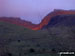 The setting sun on Scafell Pike from Wasdale Head