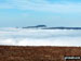 Ingleborough and Simon Fell as seen from Pen-y-Ghent during temperature inversion