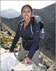 My girlfriend Jyoti on the Carn Mor Dearg Arete on the way to the summit of Ben Nevis!