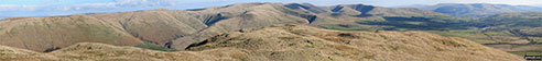 Blease Fell and The Howgill Fells 2000ft'ers - Randygill Top, The Calf, Calders and Fell Head (Howgills) - from Grayrigg Pike (Grayrigg Forest) summit