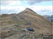 Beinn Tulaichean from the bealach above Coire Earb