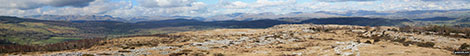 The Southern Lake District Fells from Lord's Seat (Whitbarrow Scar) summit