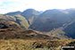 Green Gable (left) Great Gable (centre left), Scafell Pike (centre distance) and Kirk Fell (centre right) from Hay Stacks (Haystacks)