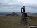 Rachael on the summit of Seatallan