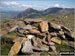 Tryfan, Glyder Fach and Glyder Fawr from Foel-goch summit cairn