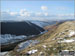 Kinder Scout from The Tower, Alport Castles in the snow