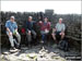 Alan, Pete, Stuart, Richard and Jess the Dog on Ingleborough.