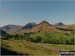 From left to right: Dale Head (Newlands), Hindscarth, High Crags and Robinson from just beyond Little Town