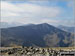 Looking over to Carnedd Dafydd with The Glyderau and Snowdon (Yr Wyddfa) in the distance (left) from Carnedd Llewelyn