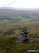 Cairn on Mallerstang Edge on the descent from High Seat (Mallerstang) 