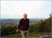 My husband Brian admiring the views from Kymin