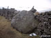 County Stone, marking the north east tip of Lancashire, located 750m  due south of the summit of Great Coum