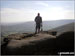 My man and his dog on Grindslow Knoll (Kinder Scout)