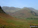 Crinkle Crags, Bow Fell (Bowfell) and The Band from Redacre Gill