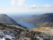 Illgill Head (left), Wast Water and Middle Fell (right) from Scafell Pike